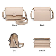 Load image into Gallery viewer, This FOXER women&#39;s fashion crossbody bag is crafted with split leather for a trendy and chic look.
