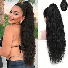 Load image into Gallery viewer, 26” Long Curly Ponytail Extension – Wavy Claw Clip Hairpiece for Women
